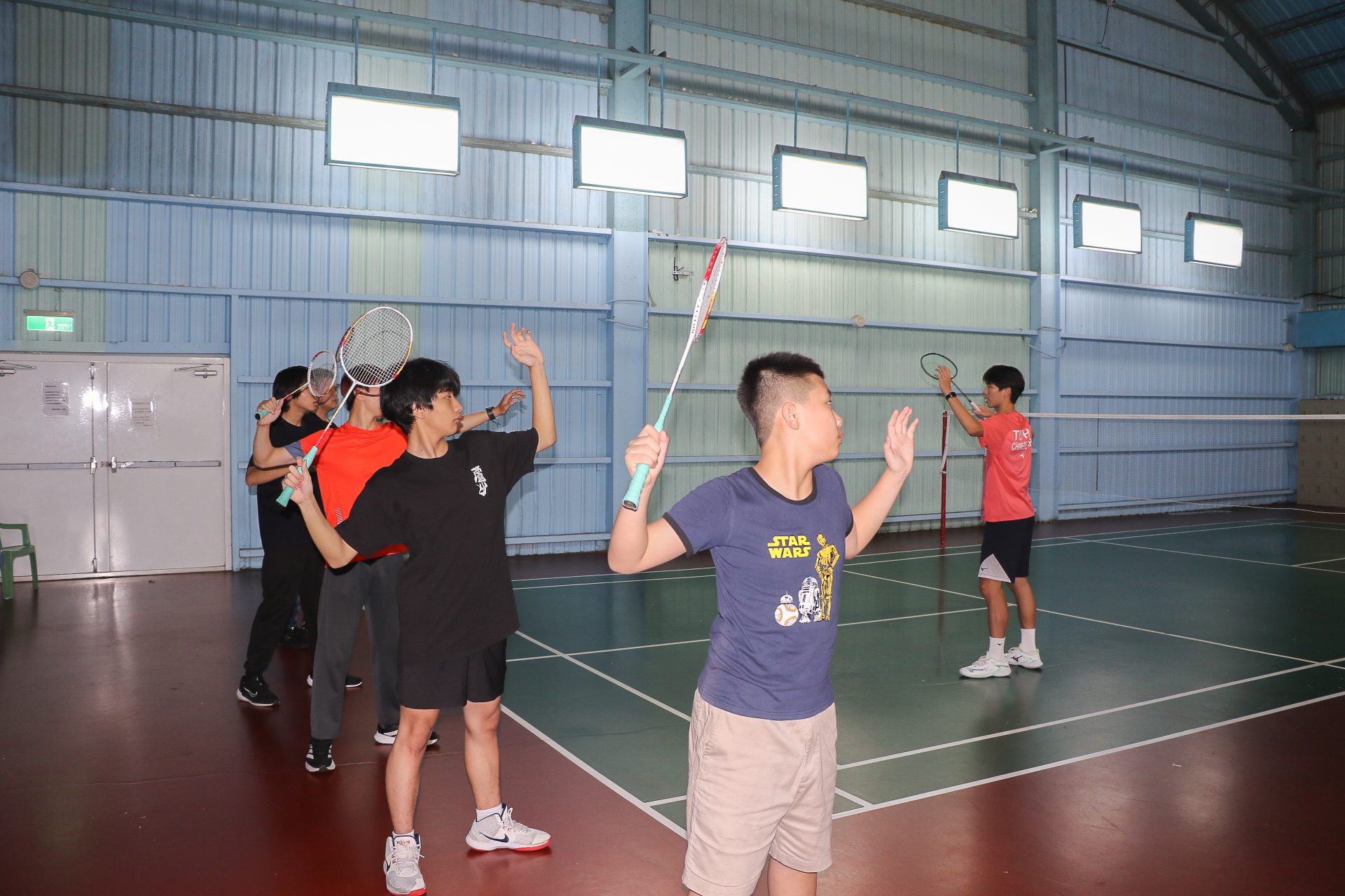 飛行少年羽球夏令營　蘆少中心陪伴關心　引導少年入正途