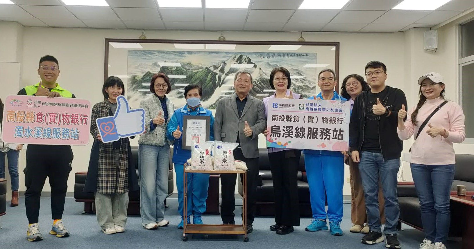 新北市汐止區善琴慈惠堂　捐贈5千斤白米幫助投縣弱勢民眾