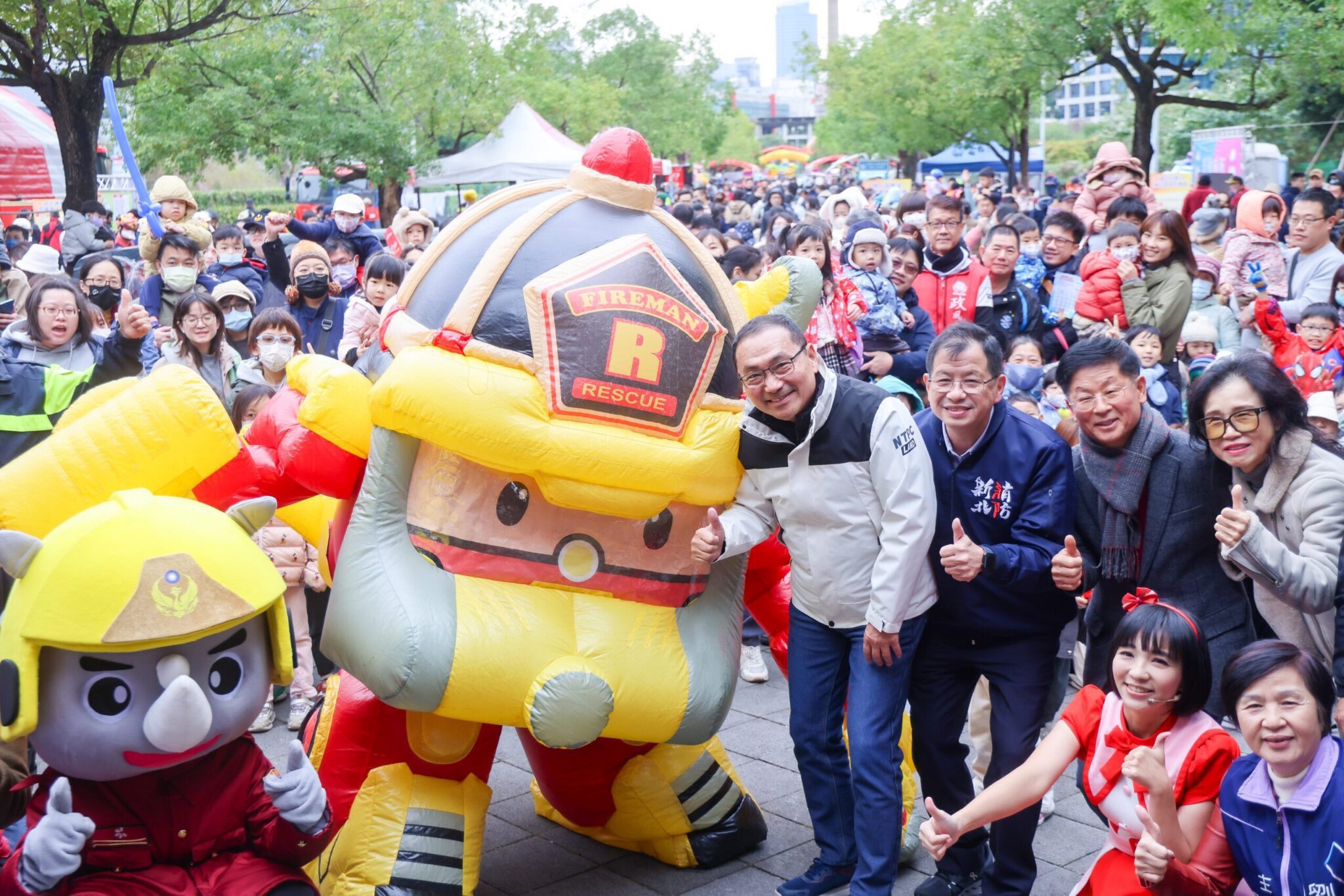 慶祝119消防節 侯友宜感謝消防人員守護城市安全 慶祝119消防節 侯友宜感謝消防人員守護城市安全