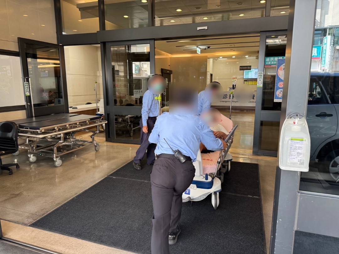 永靖警盤查遇急病者　立即開道送醫守搶分秒