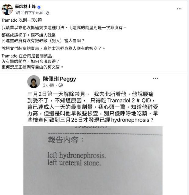 陳佩琪不捨柯文哲吃大量止痛藥　轟關死通知我收屍