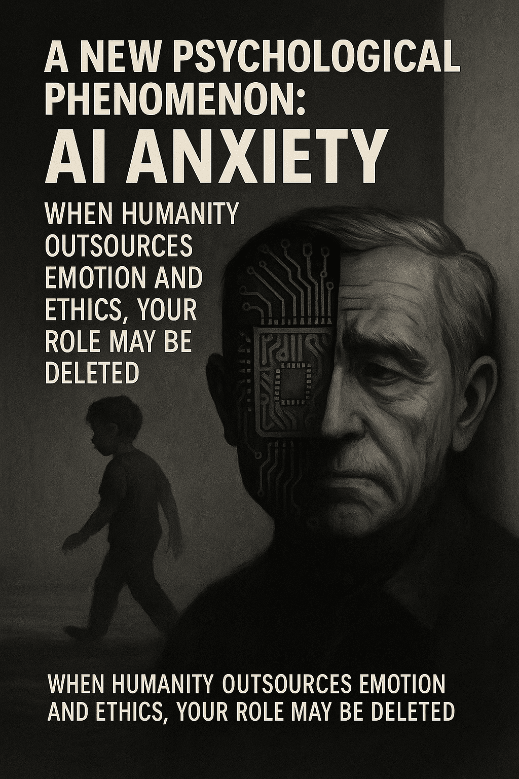 全新的心理現象—AI焦慮（AI Anxiety）  當人類開始外包倫理與情感，你的角色可能被刪除
