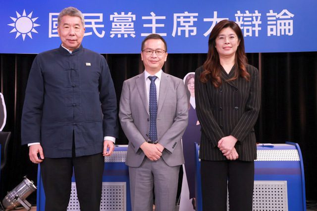 國民黨主席選舉辯論首登場　三強正面對決　針對泛藍最關切的四大議題激烈攻防
