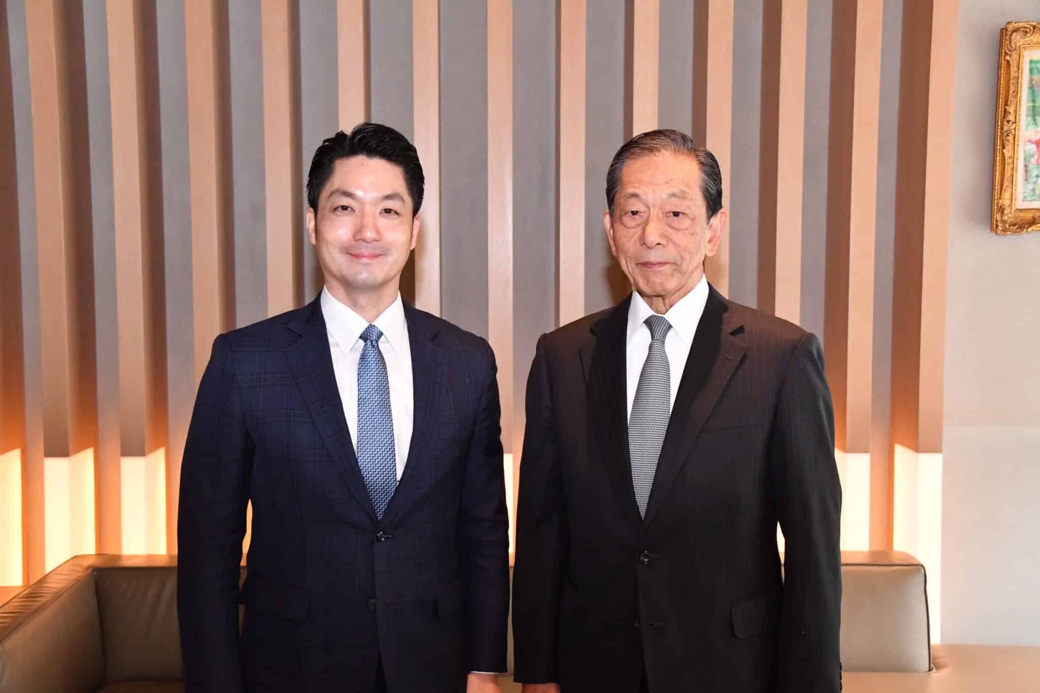 蔣萬安與隅修三會長會晤　強化臺日城市合作、深化多領域交流