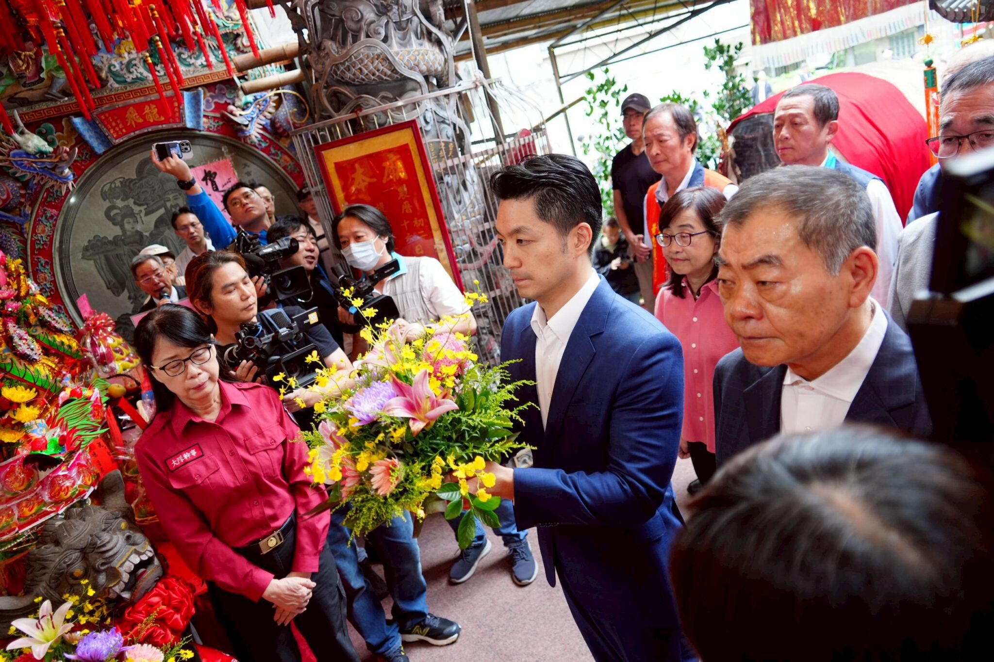 蔣萬安出席台北火聖廟秋季禮斗　祈願市民平安、城市無災