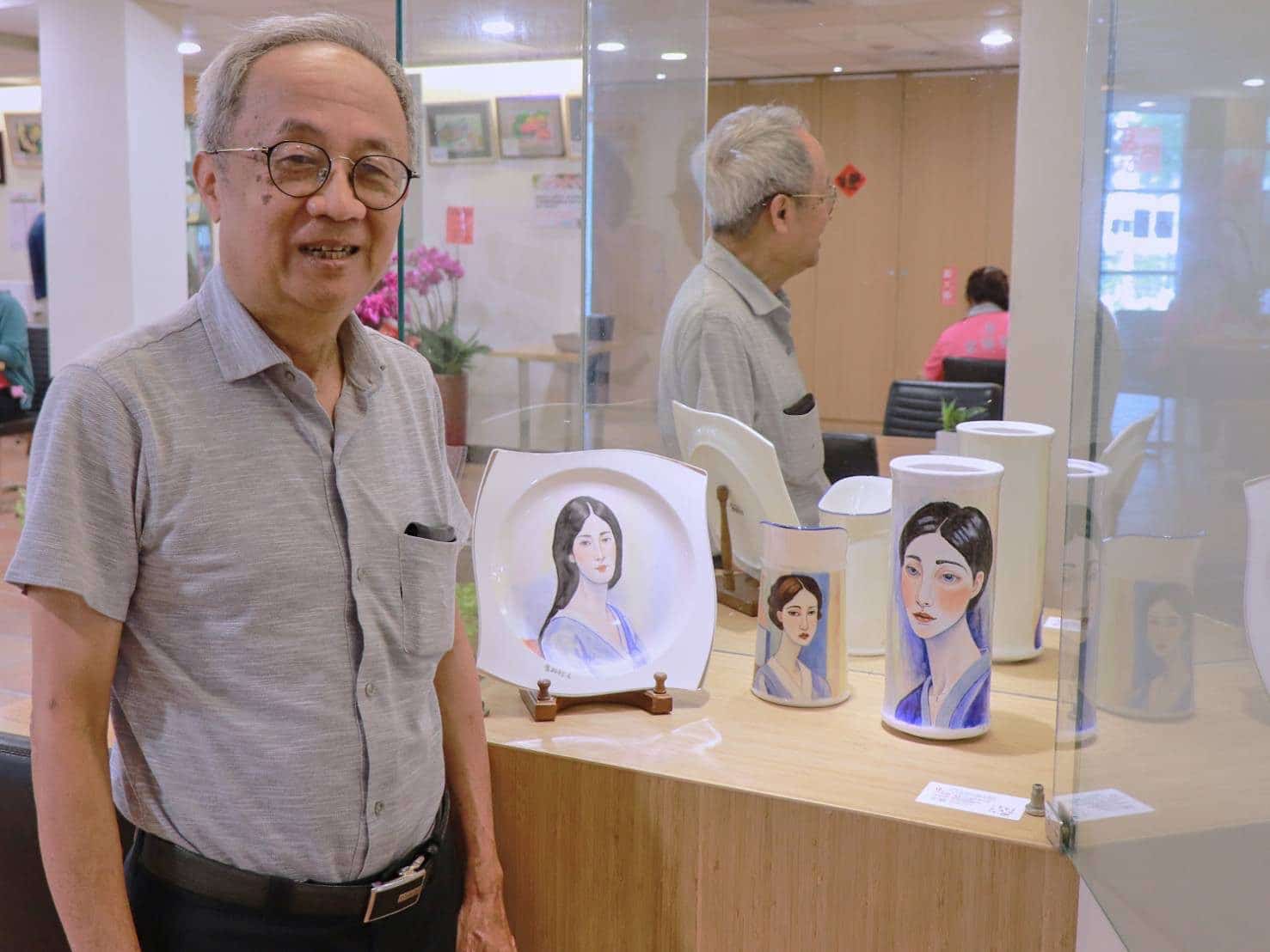 醫者以藝術療癒人心　聖馬爾定醫師宋茂林彩瓷展邀您欣賞
