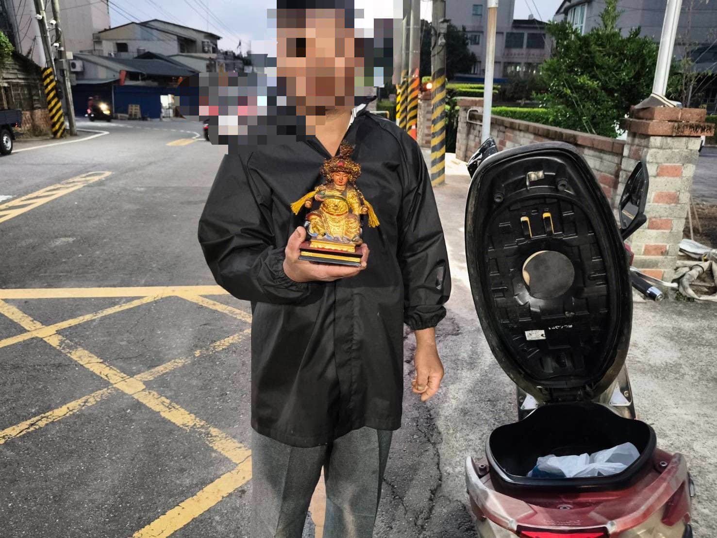 番路太子元帥神尊遭竊　中埔警循線速逮竊賊