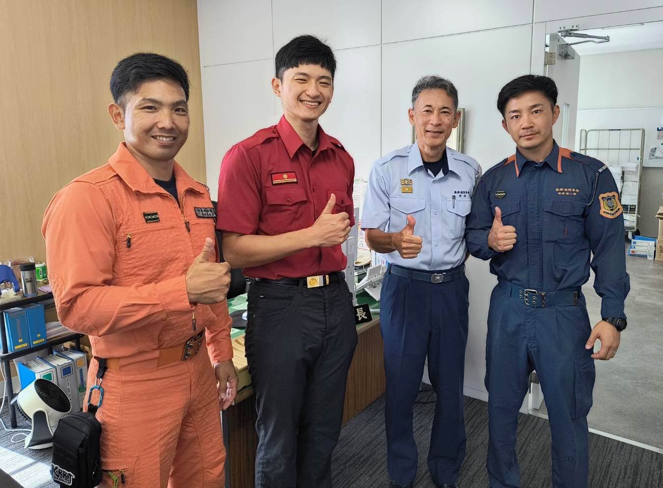 基隆消防局與日本沖繩持續推動交換職員　跨國專業交流深化消防合作