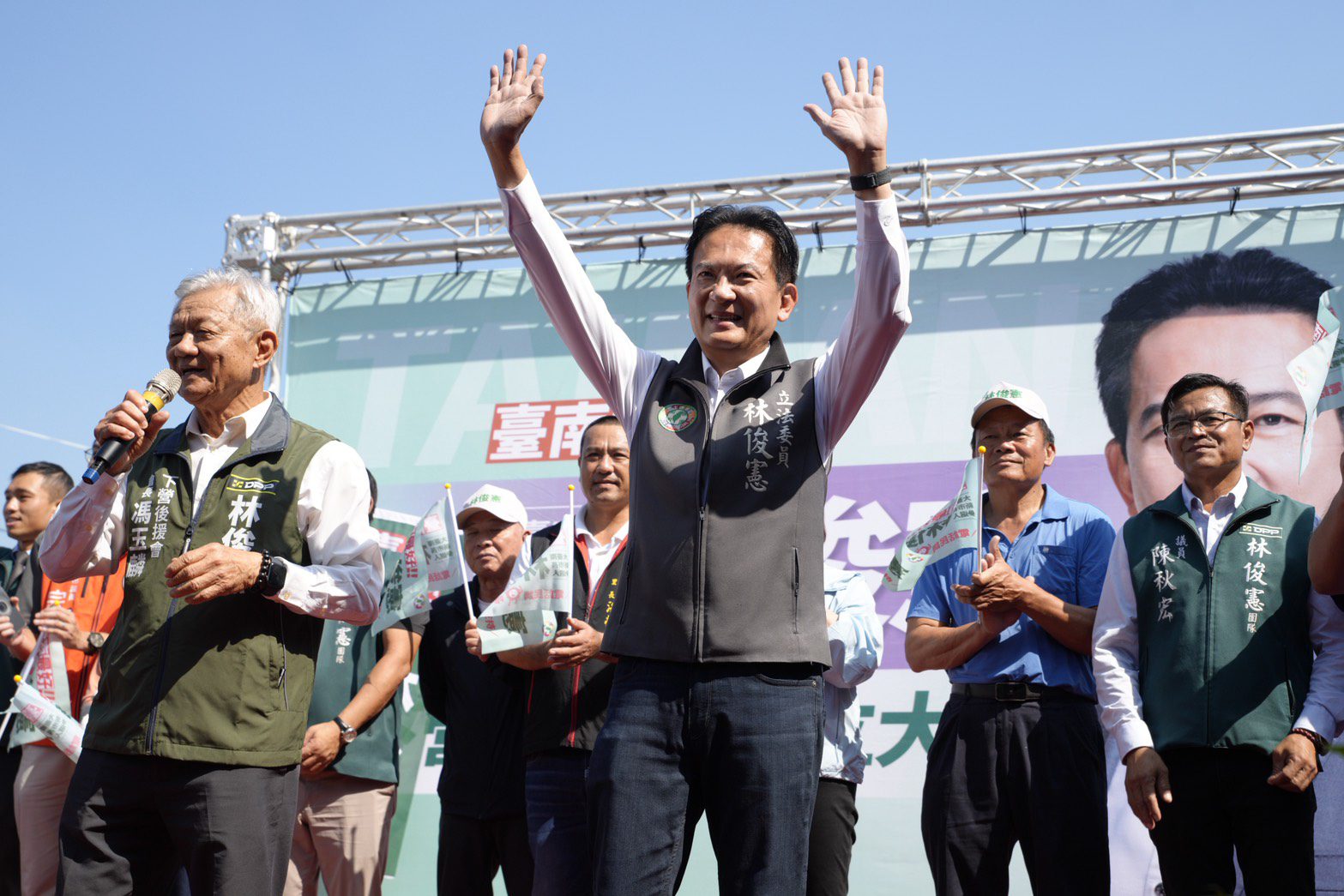 成立下營後援會凝聚「初選會贏」的氣勢 林俊憲提三大升級方案，打造下營進步繁榮新風貌！