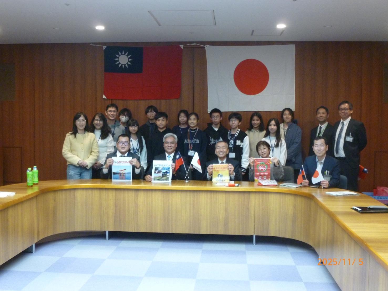 基隆六校16名師生赴日本廣島　展開五天國際教育交流
