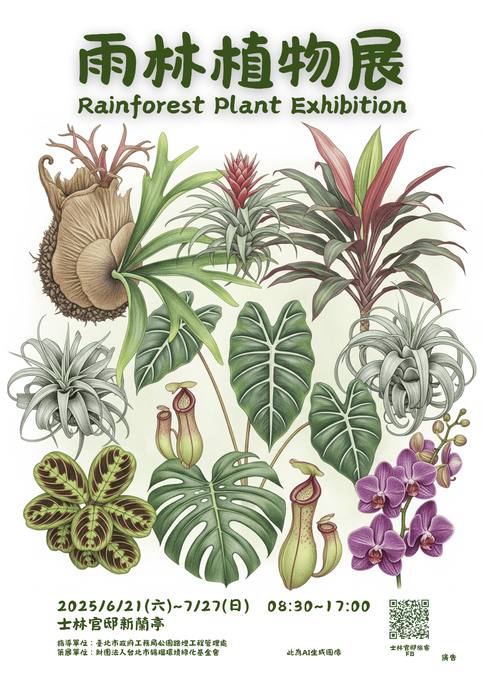 珍奇植物一次看！士林官邸雨林植物展盛夏開展