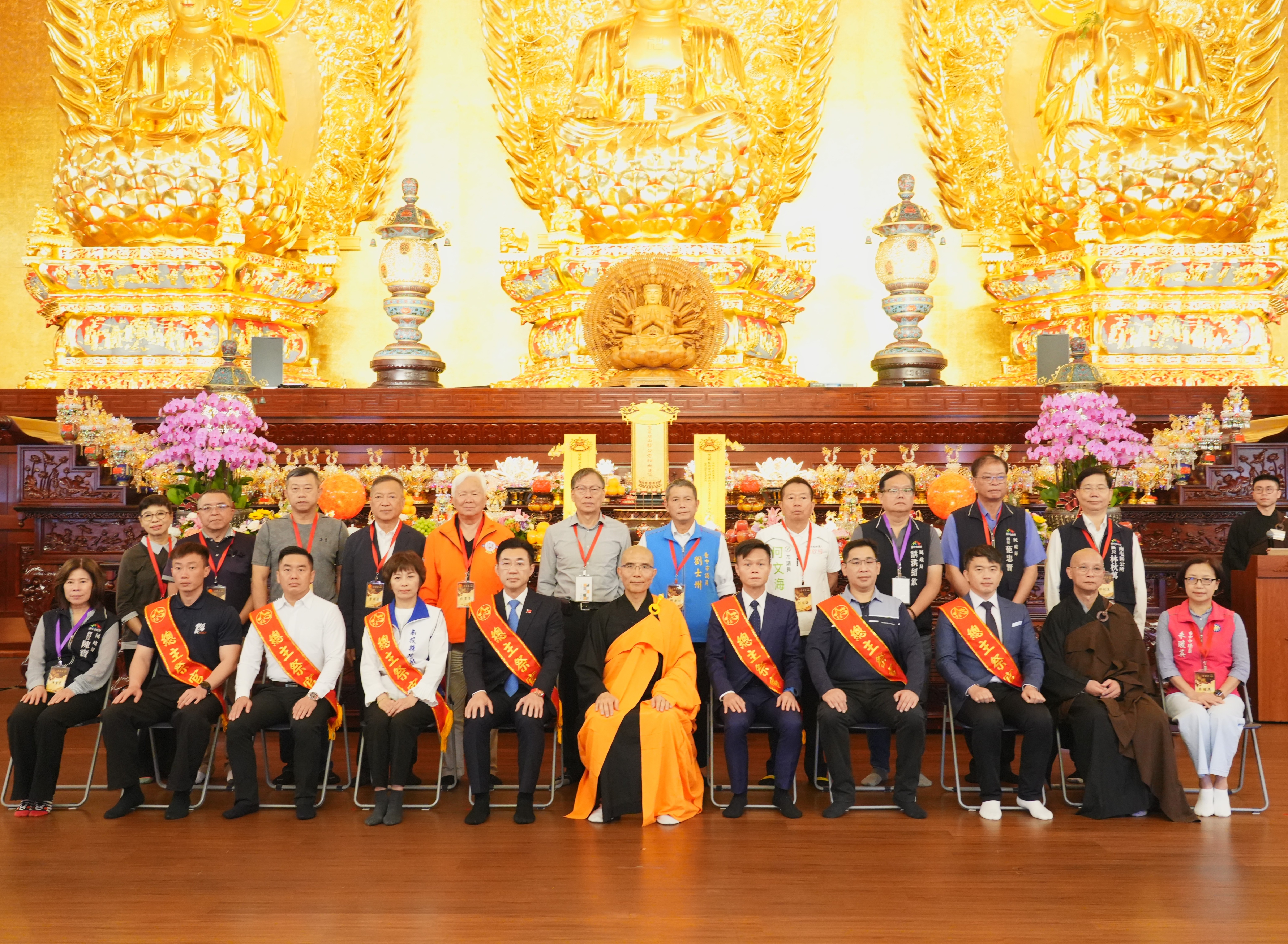 清明追思先烈英魂　林副秘書長出席台中念佛堂護國息災法會 祈願國泰民安、風調雨順