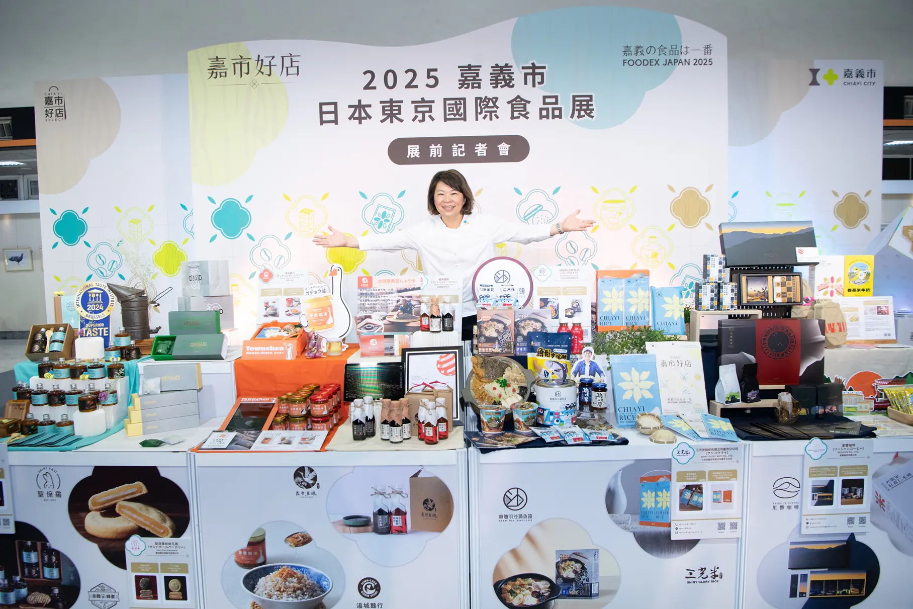 「嘉市好店」搶攻日本商機 嘉義市府率6業者進軍東京國際食品展 「嘉市好店」搶攻日本商機 嘉義市府率6業者進軍東京國際食品展