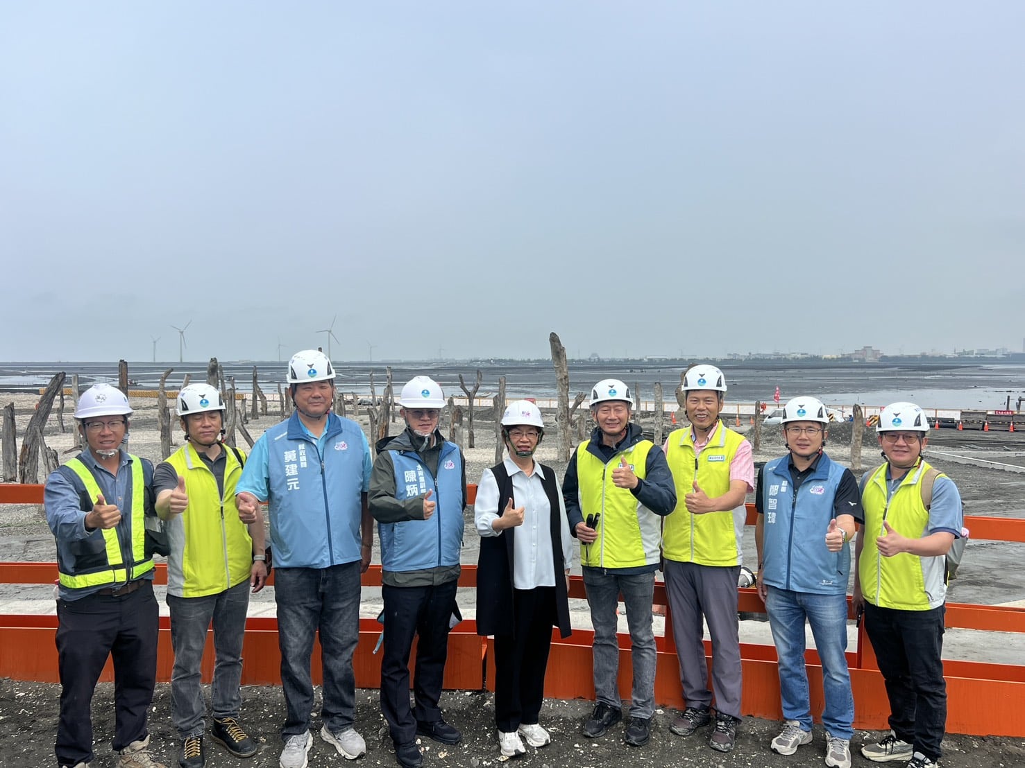 視察福寶海堤海岸改善工程　共創永續海岸新地標