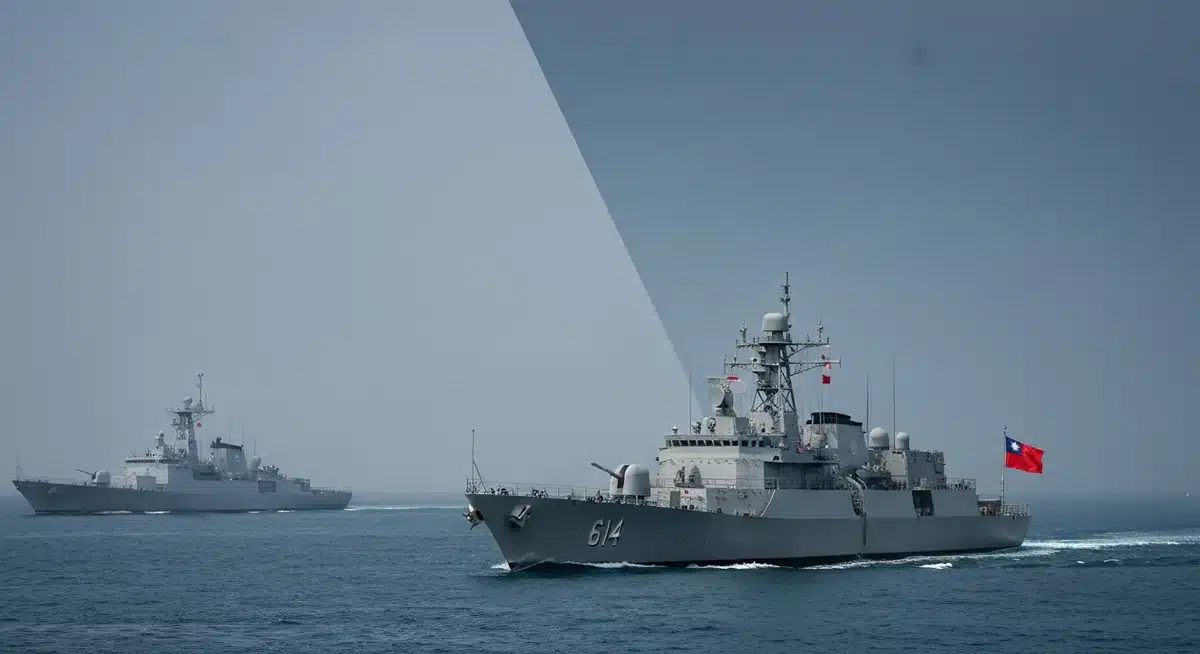 台灣偵測到5艘中國軍艦逼近 國軍監控應對