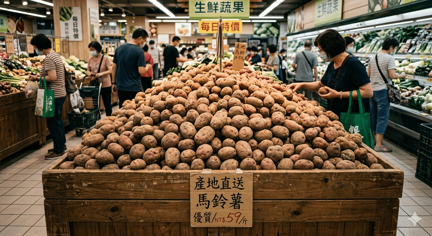美加工馬鈴薯進口擬鬆綁　嘉義市衛生局警告「發芽變綠立即下架」