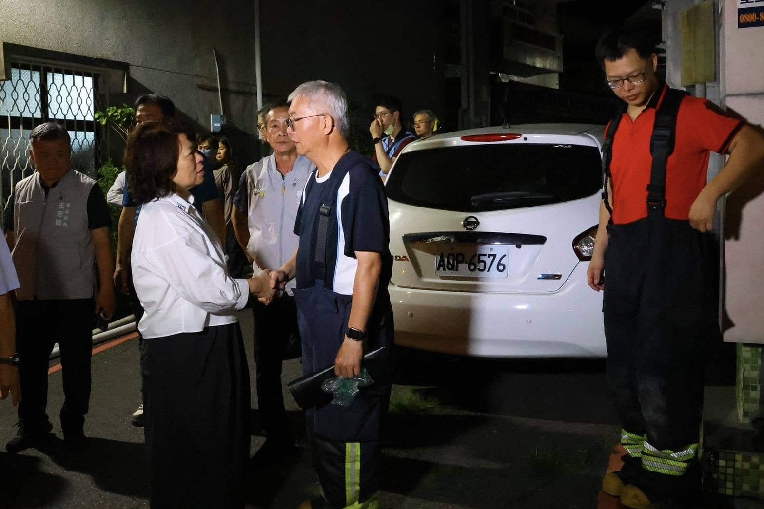 嘉義市深夜惡火奪3命　黃敏惠趕赴現場指示全力善後