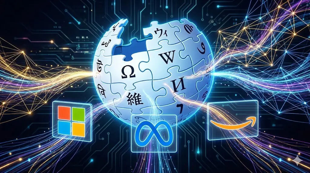 AI訓練不再「白吃」！維基百科推付費訂閱 多家科技巨頭買單