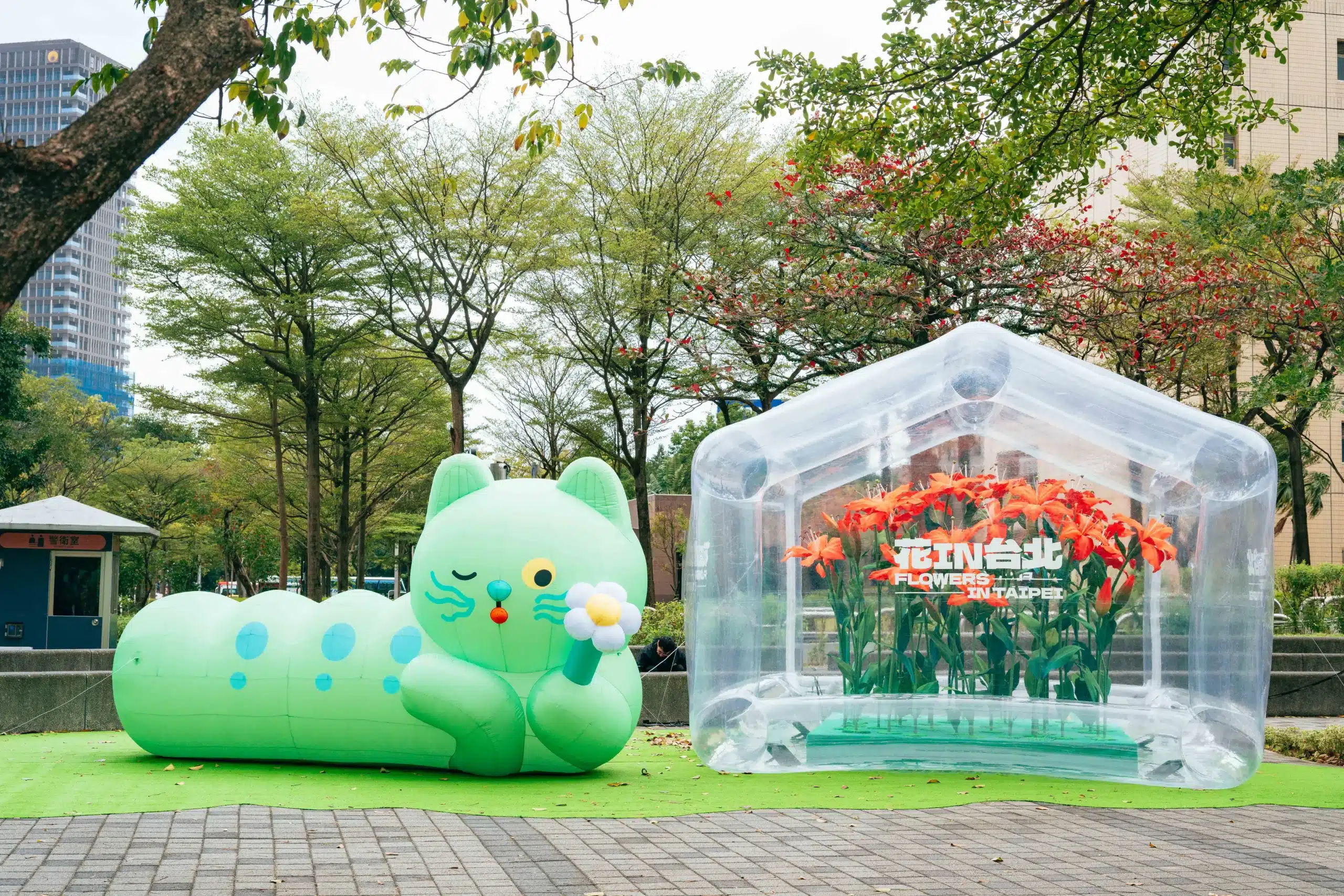花IN台北特派園丁「喵喵」 萌翻北市府! 攜手藝術家打造「春之幻境溫室」 共創城市美學 花IN台北特派園丁「喵喵」 萌翻北市府! 攜手藝術家打造「春之幻境溫室」 共創城市美學