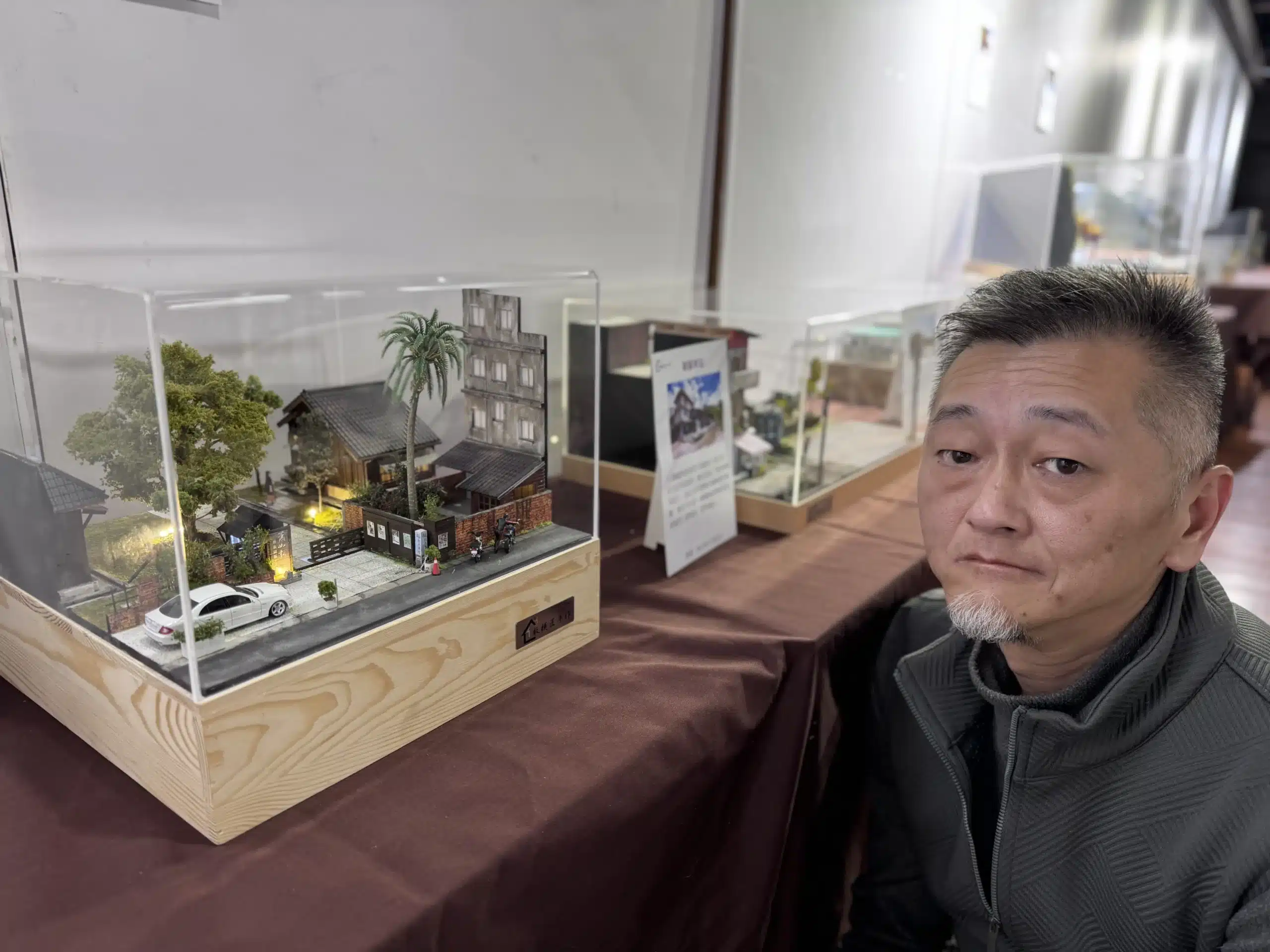 蕭如松藝術園區展出光陰的縮景用模型看台灣