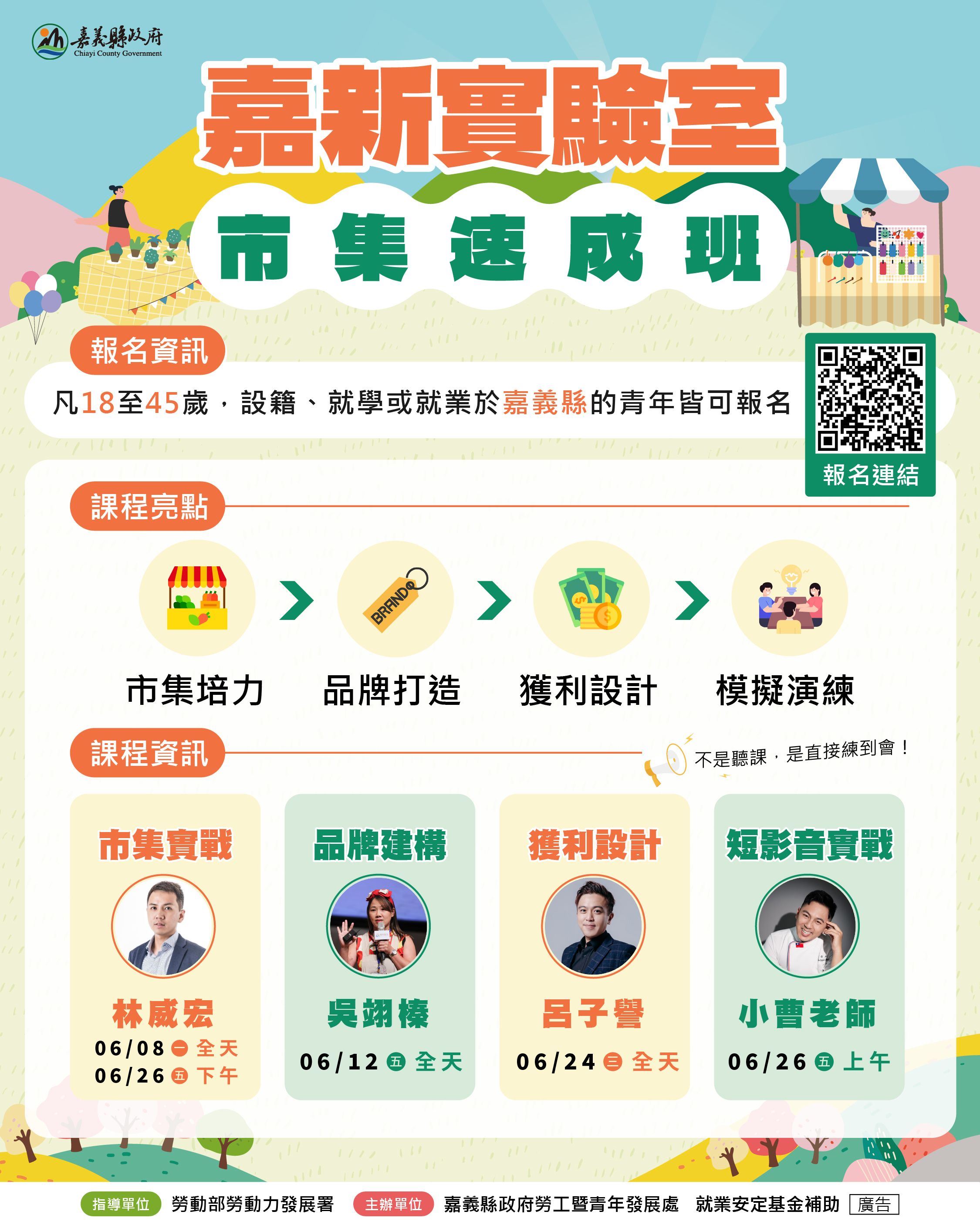 好評加碼!「嘉新實驗室」市集工作坊115年度火熱招生中 好評加碼!「嘉新實驗室」市集工作坊115年度火熱招生中