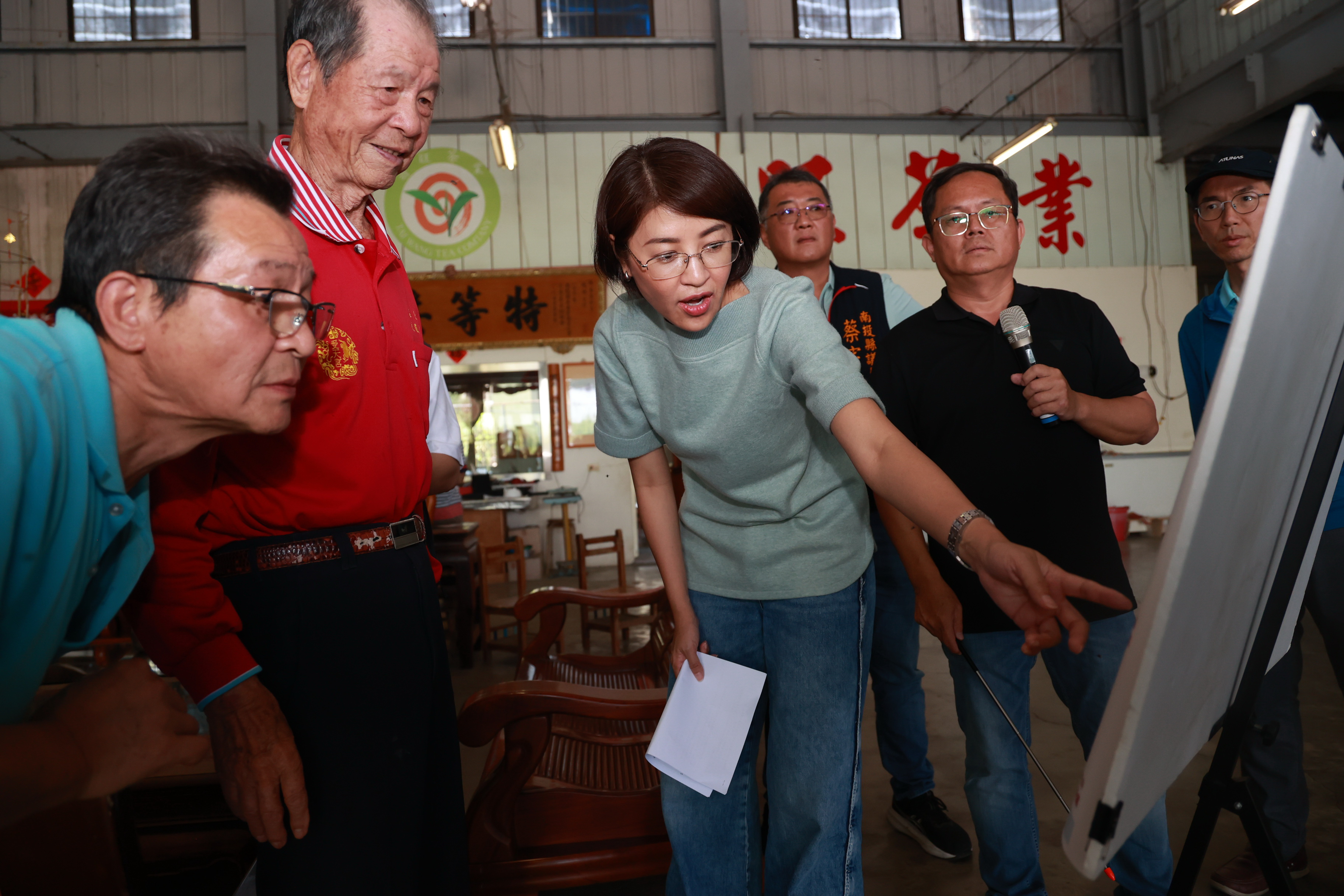 縣長許淑華會勘名間基層建設　核定1,024萬改善
