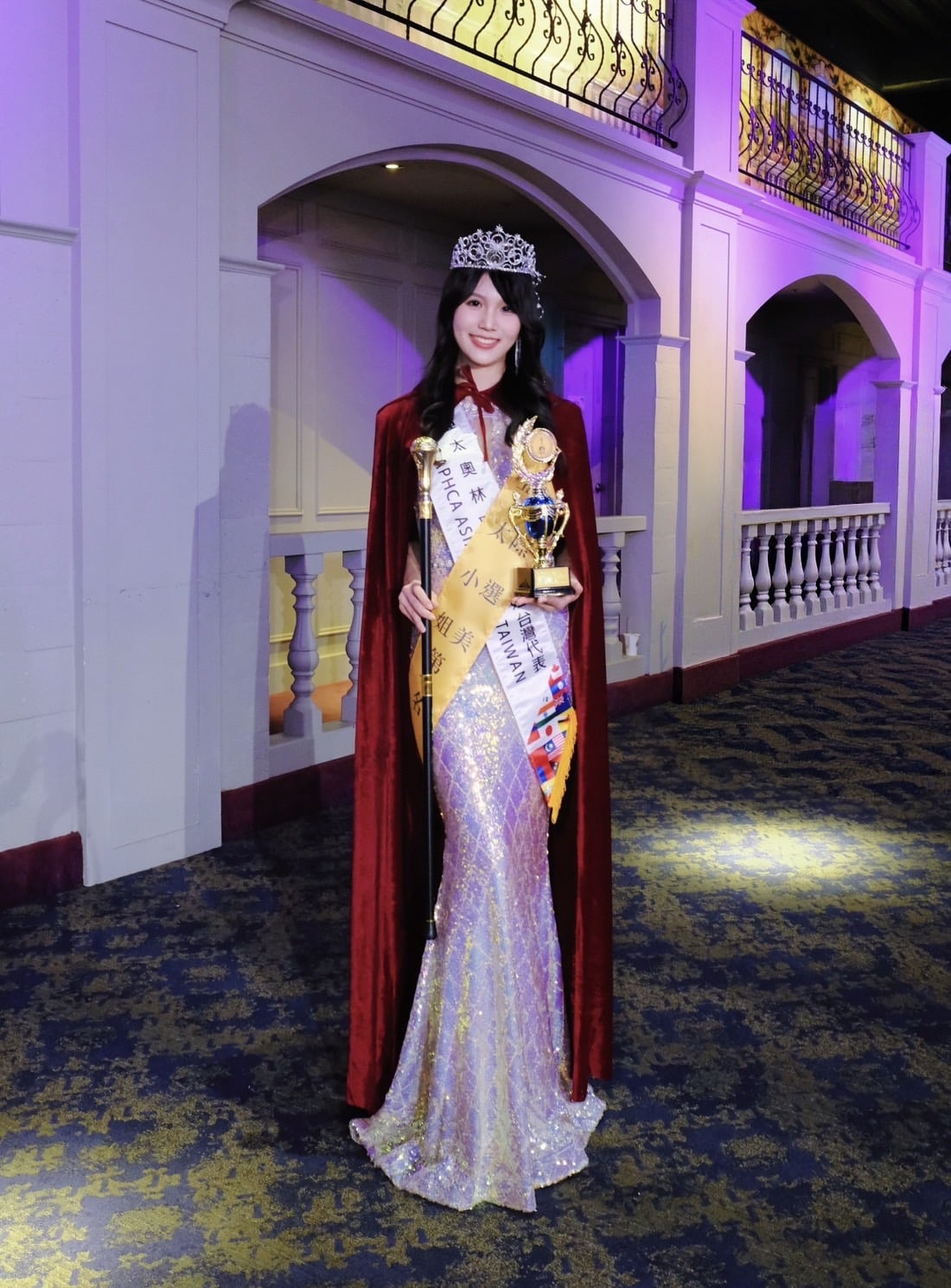 台師大研究生陳姿羽奪亞太小姐后冠　展現美與公益力量