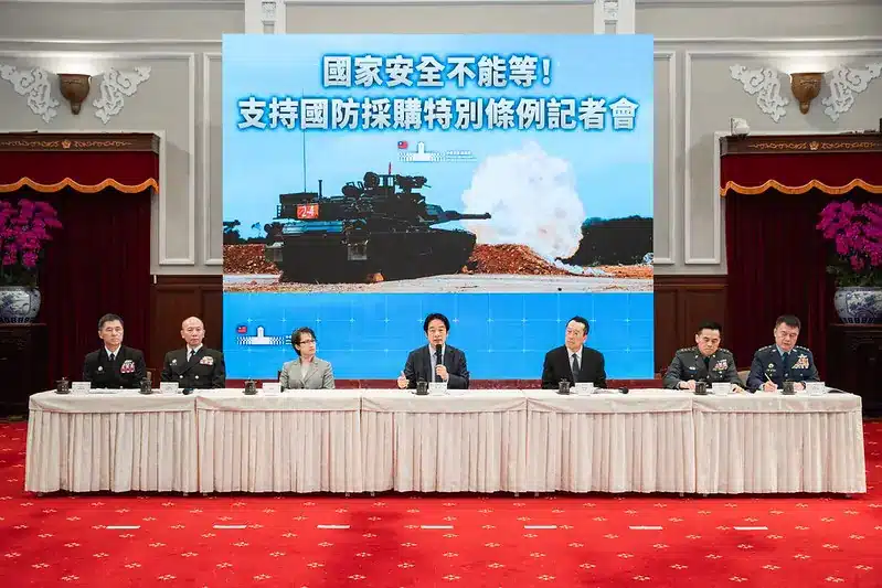 何志偉臉書：國防不能再等！　1.2兆特別預算為守護台海和平