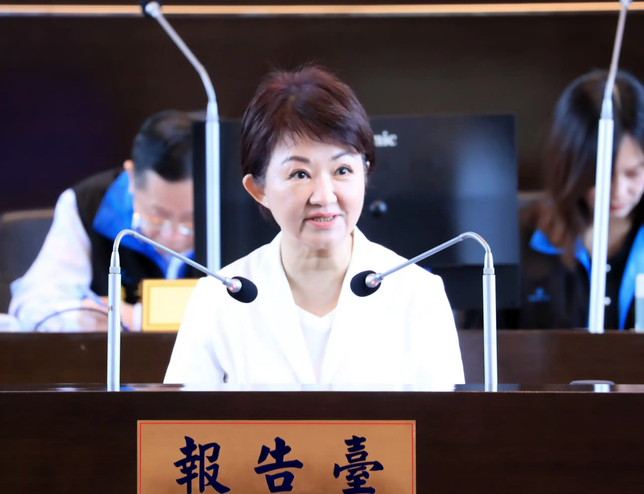 美方高規格接待中市府訪團　盧市長：為國家發聲是職責