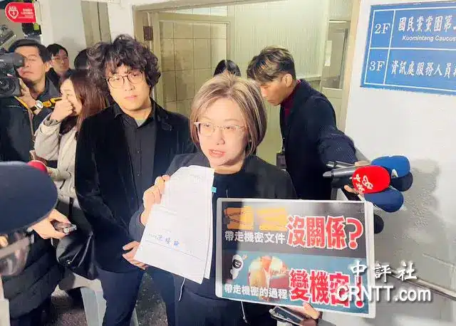 綠調監視器畫面　質疑黃國昌涉洩軍事機密