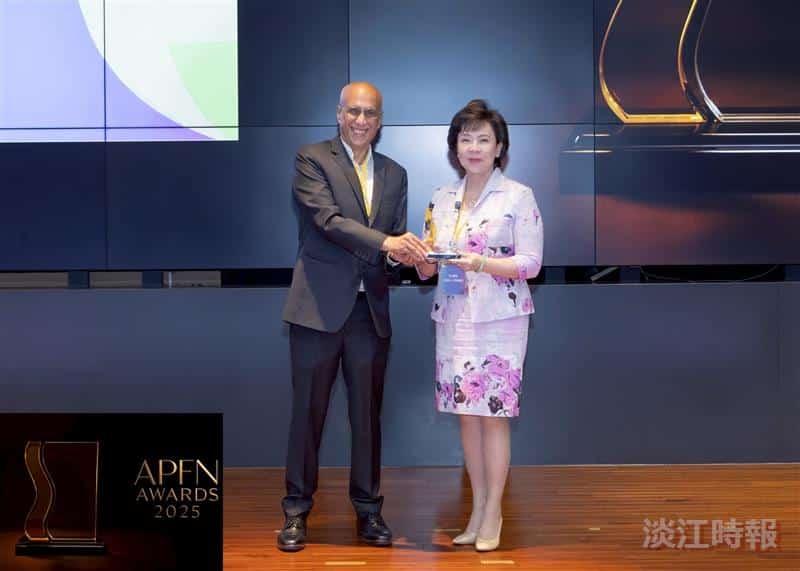 2025 APFN年會頒授張家宜個人獎　表彰推動亞太地區未來素養貢獻