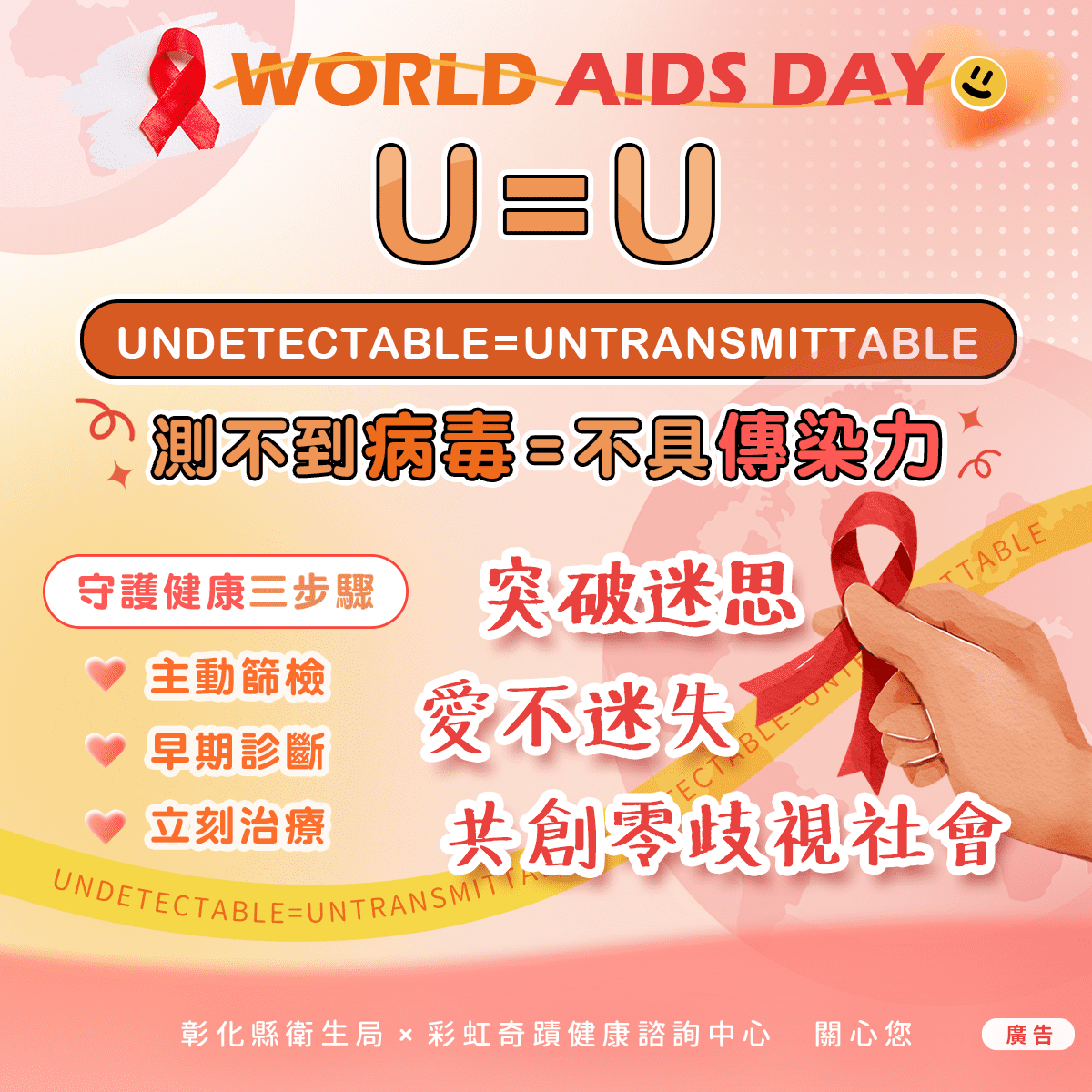 2025年世界愛滋日-彰化深化友善防治網絡　以正確知識破除迷思與污名
