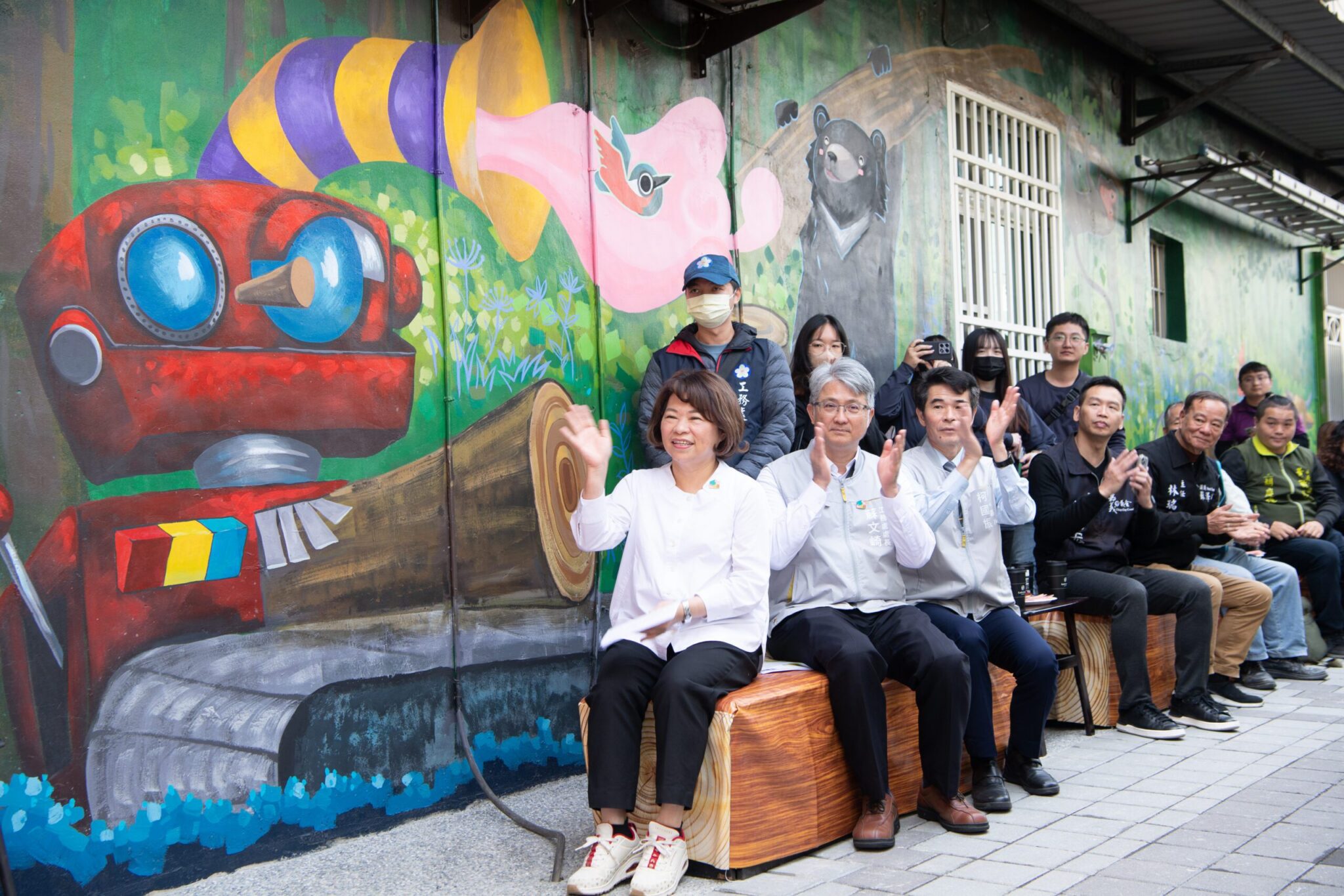 嘉義市污水建設進展順利 博愛新村後巷美化完工成為社區亮點 嘉義市污水建設進展順利 博愛新村後巷美化完工成為社區亮點