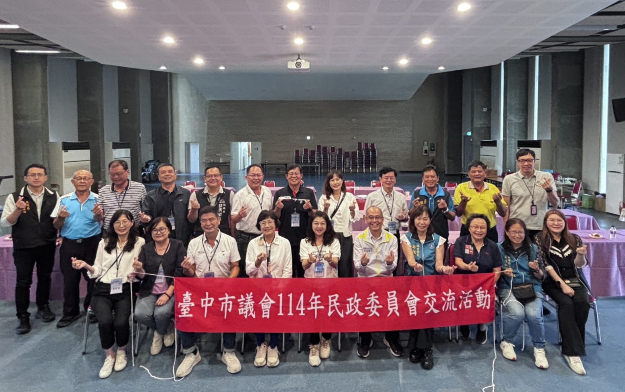 中市府及議會走訪新北林口下福市民中心　民政局長：持續打造多元活動場域