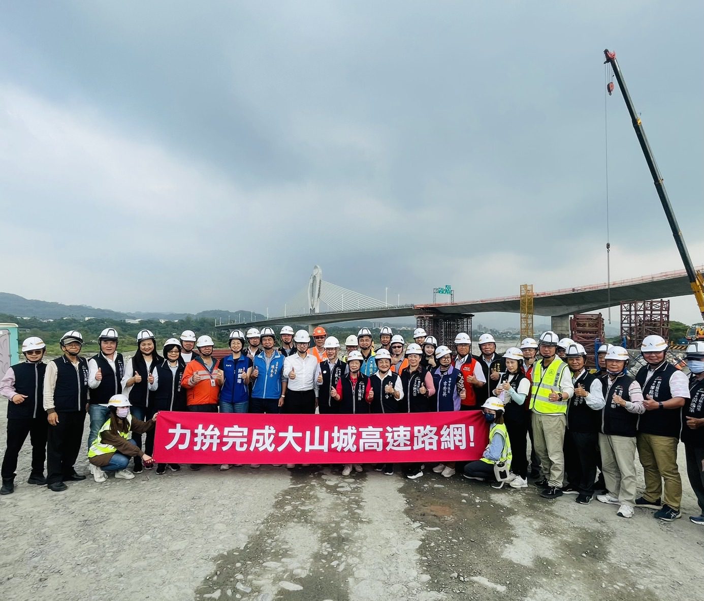 東豐快速道路接合大甲溪斷橋　中市建設局長：工程延續見證歷史意義！
