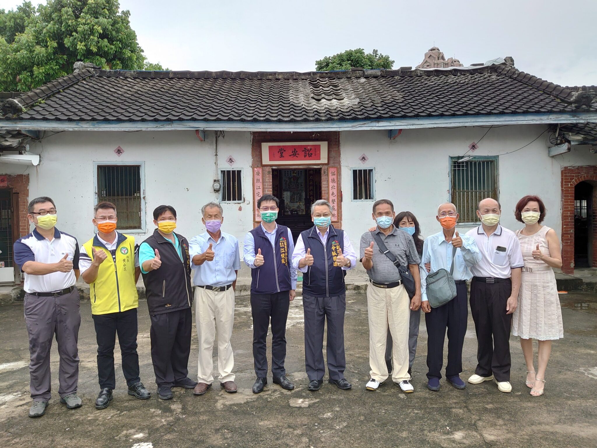 守護歷史風華！ 　台中市定古蹟詔安堂提前完成加固 續推修復、全面暫停開放