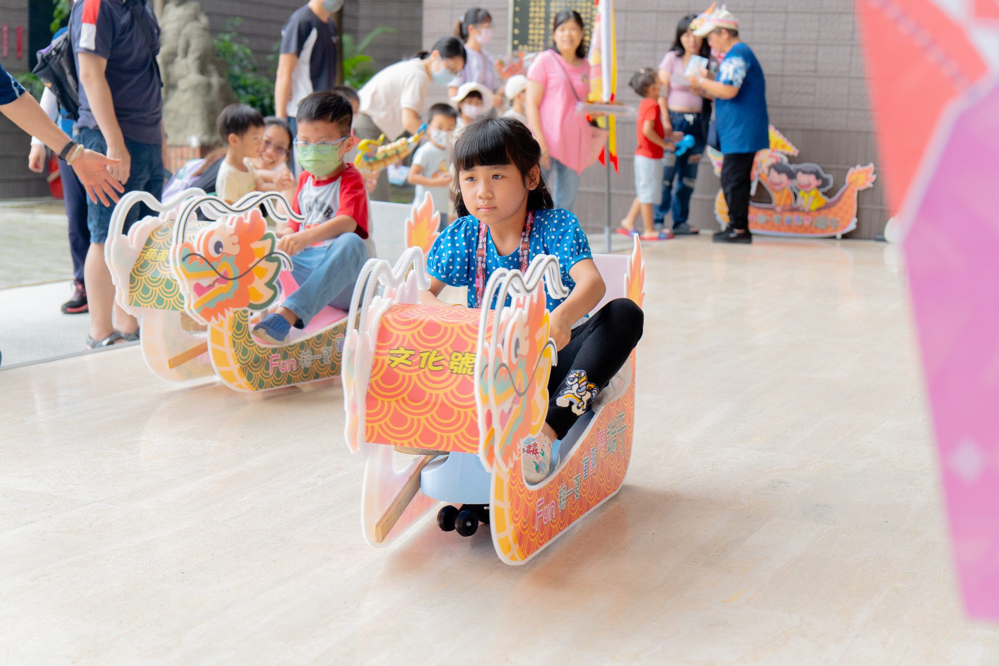 文化中心慶端午　魔術特技、陸上龍舟、闖關市集中市熱鬧登場