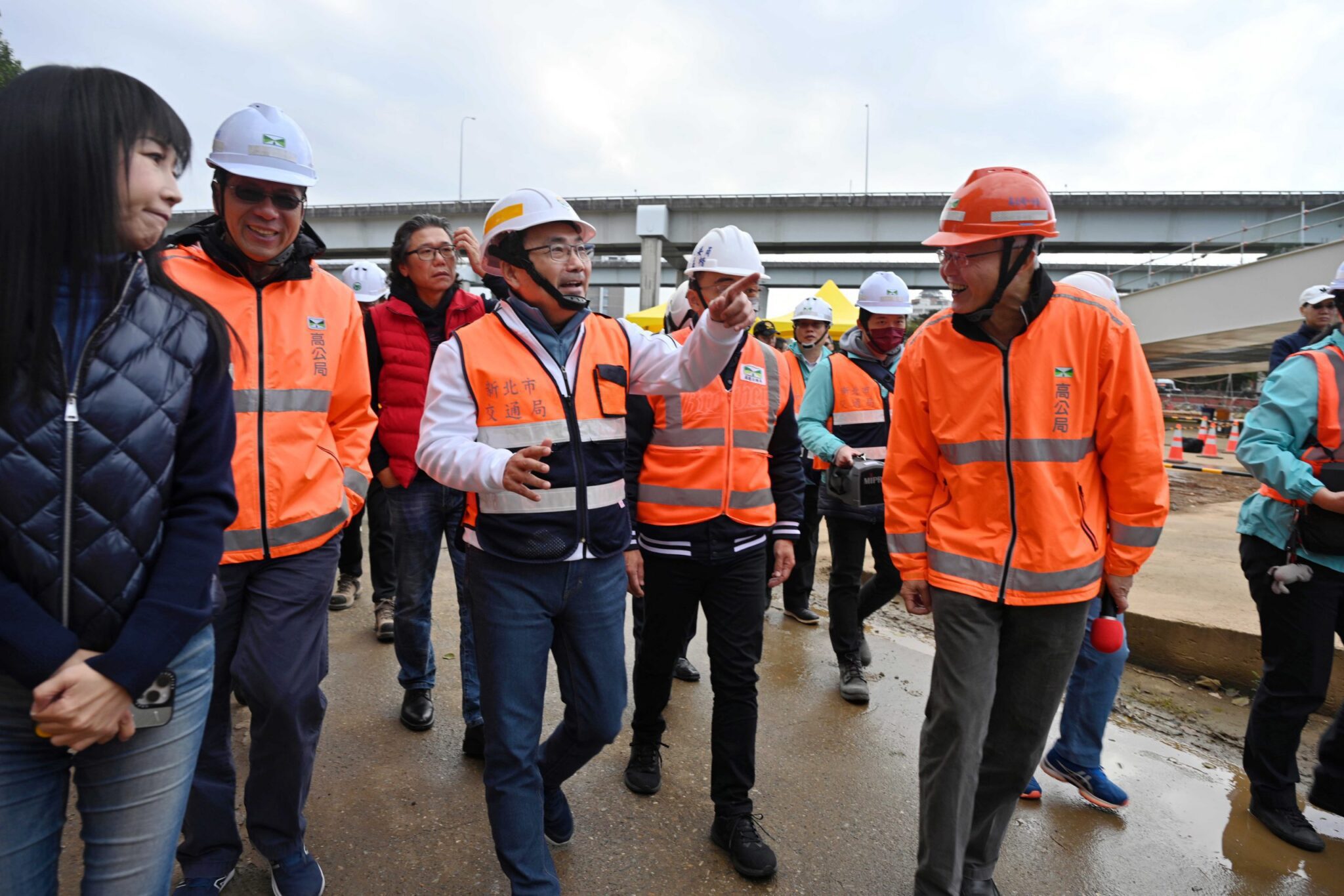 林口交流道改善工程進度超前　侯友宜：期望115年底提前完工通車