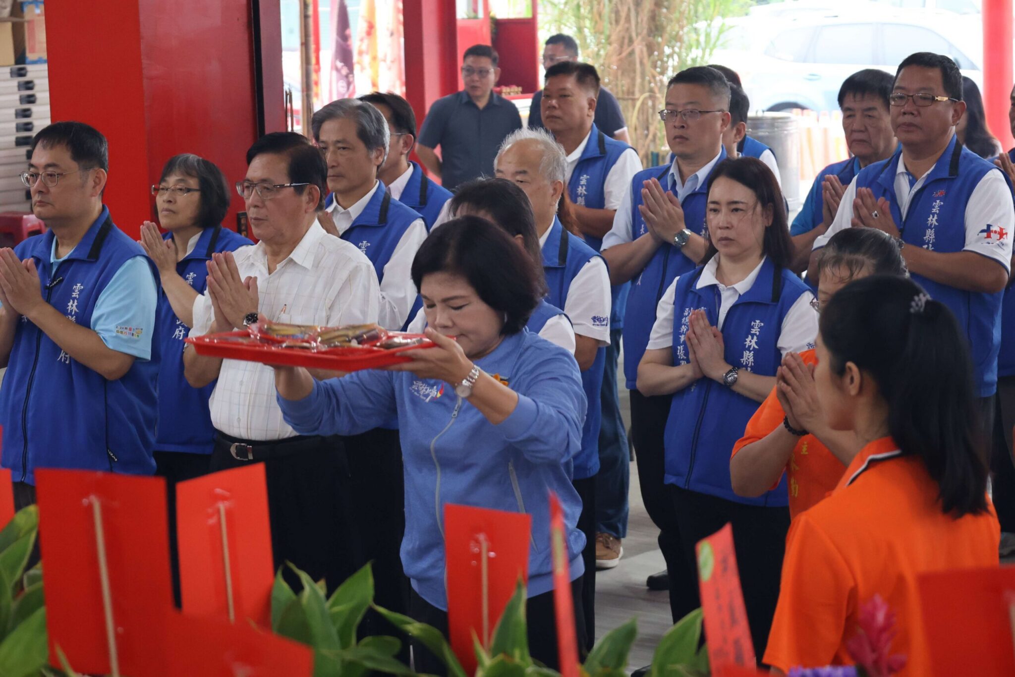雲林成功行銷國慶焰火 張麗善率團感謝六房媽保佑 雲林成功行銷國慶焰火 張麗善率團感謝六房媽保佑