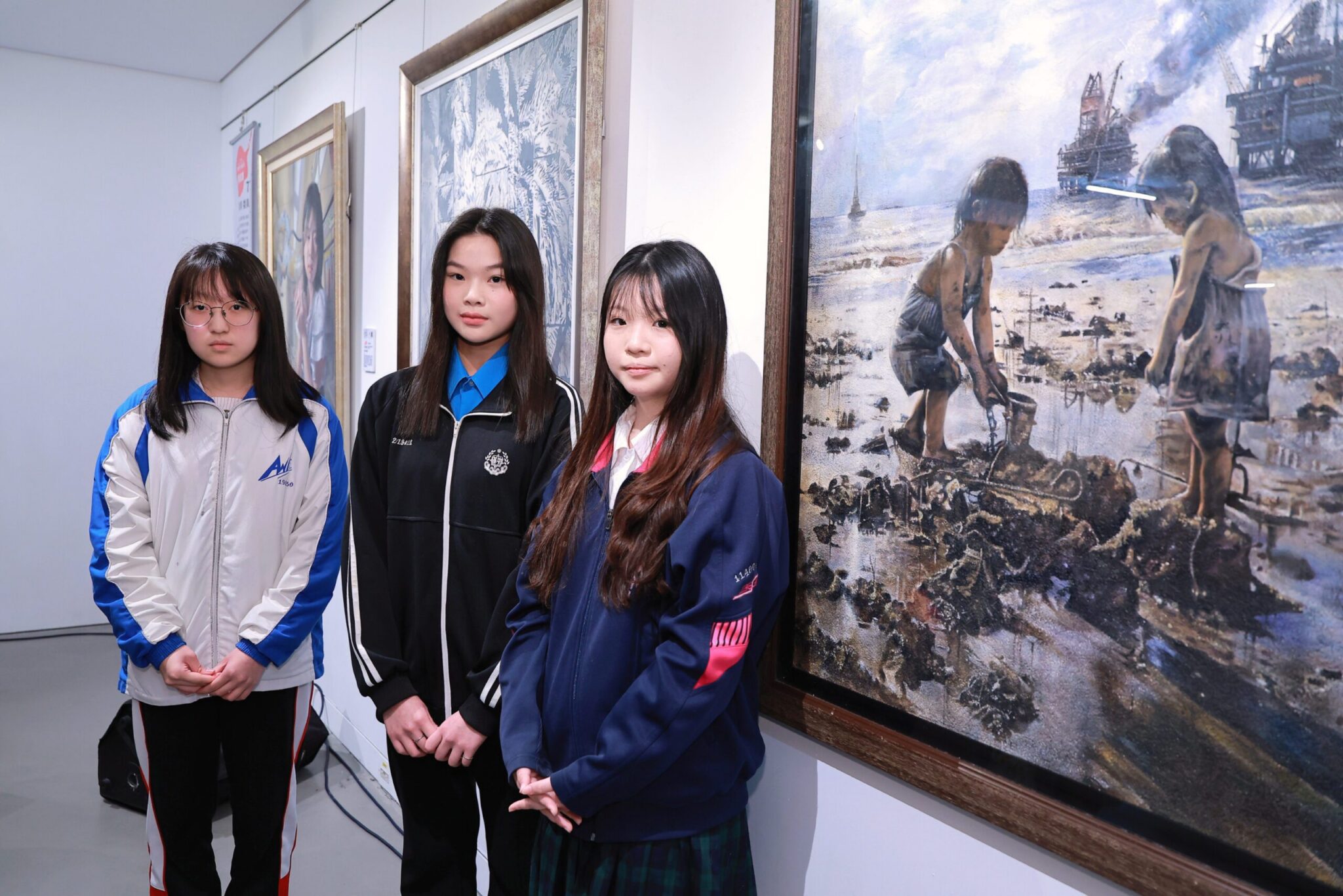 全國學生美術比賽優勝作品巡展　謝國樑讚基隆獲獎學子　續推美感教育