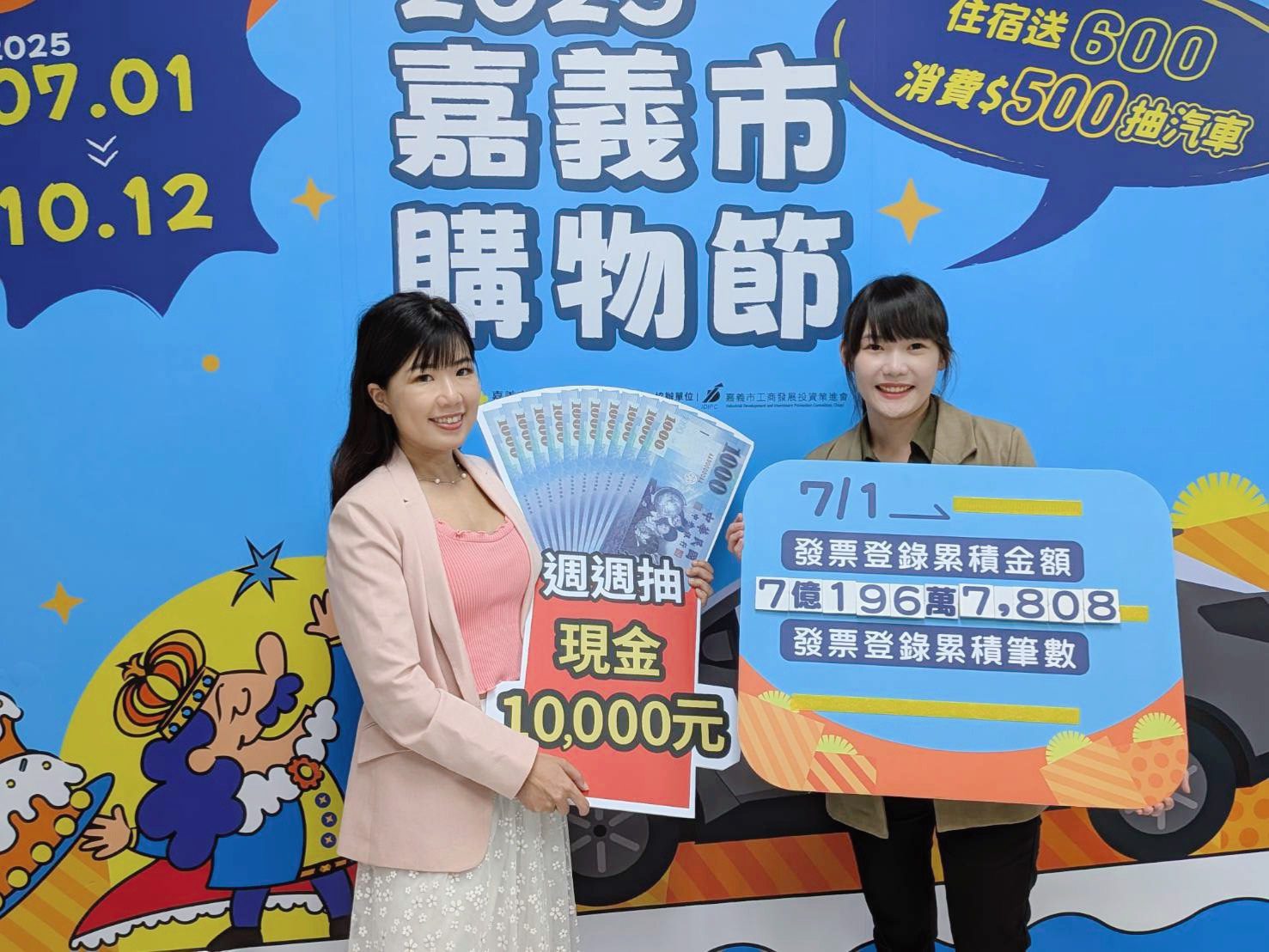 嘉義市購物節發票登錄破8億元　驚喜加碼獎不停