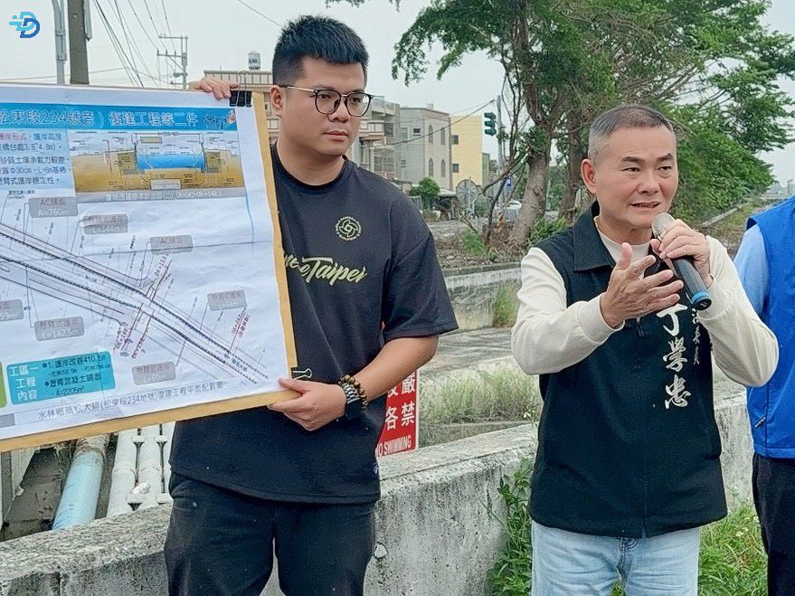 丁學忠爭取3100萬治水經費　蔦松大排復建工程啟動在即