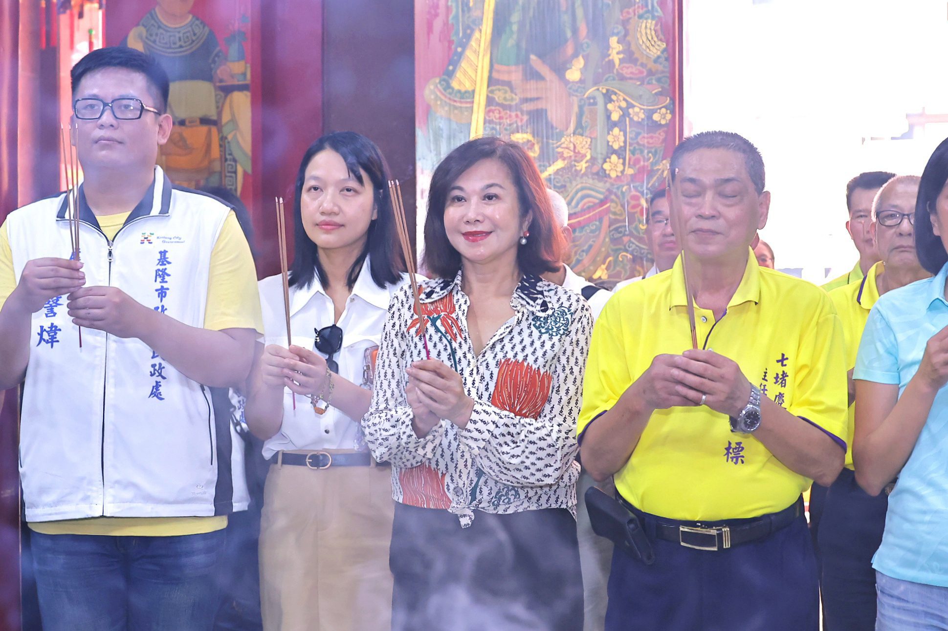 七堵慶濟宮媽祖魁星文化祭熱鬧登場　邱佩琳率市府團隊共襄盛舉