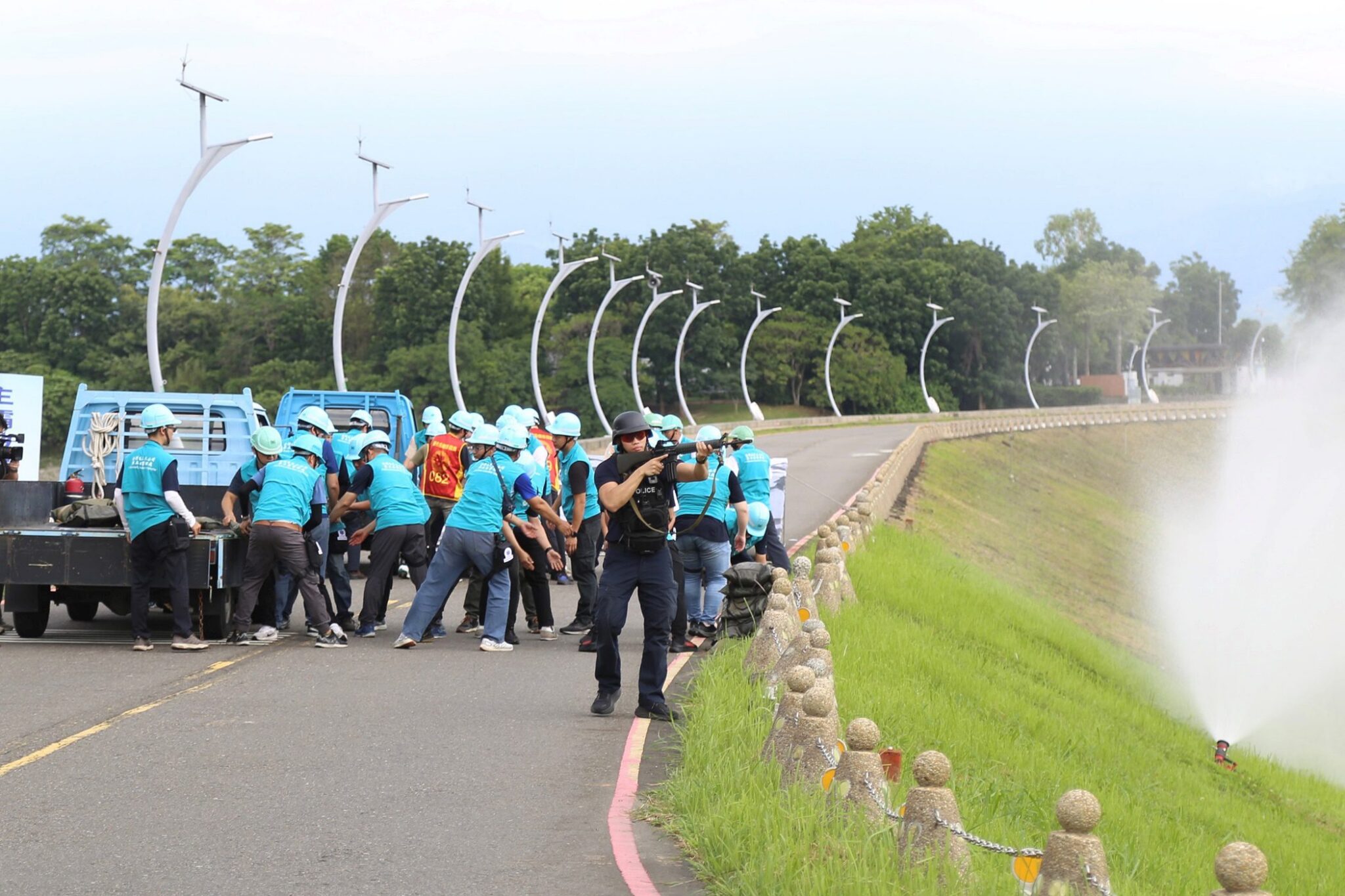 嘉義市啟動城鎮韌性演習　黃敏惠：備戰於平時　防災於日常