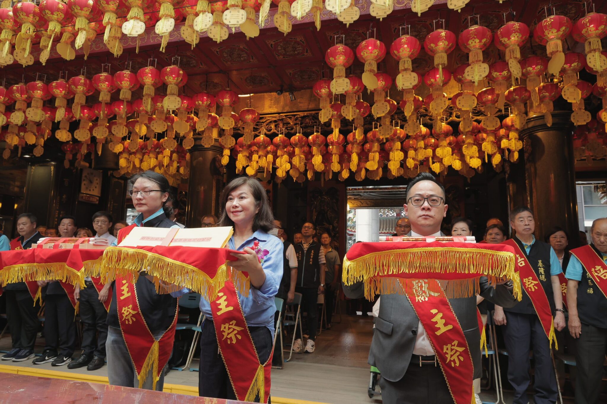 基隆慶安宮舉行漳州媽祖安座三獻典禮　邱佩琳感謝媽祖庇佑