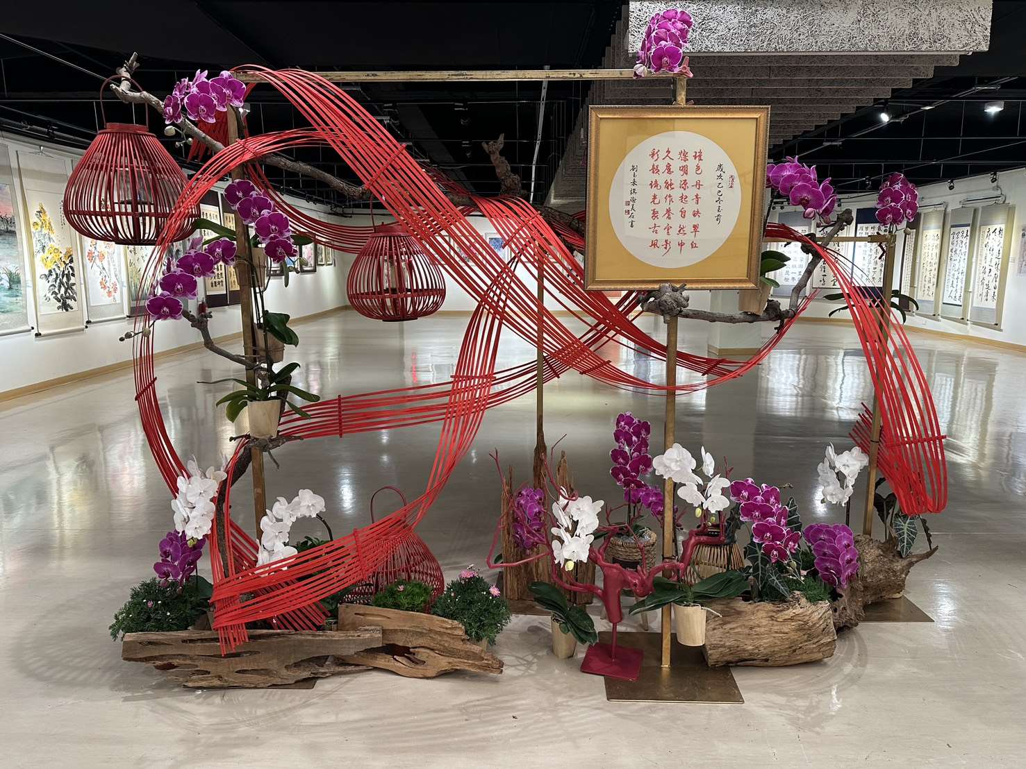 璀璨久彩書畫展　12/18-30文化觀光處展覽館二樓展出