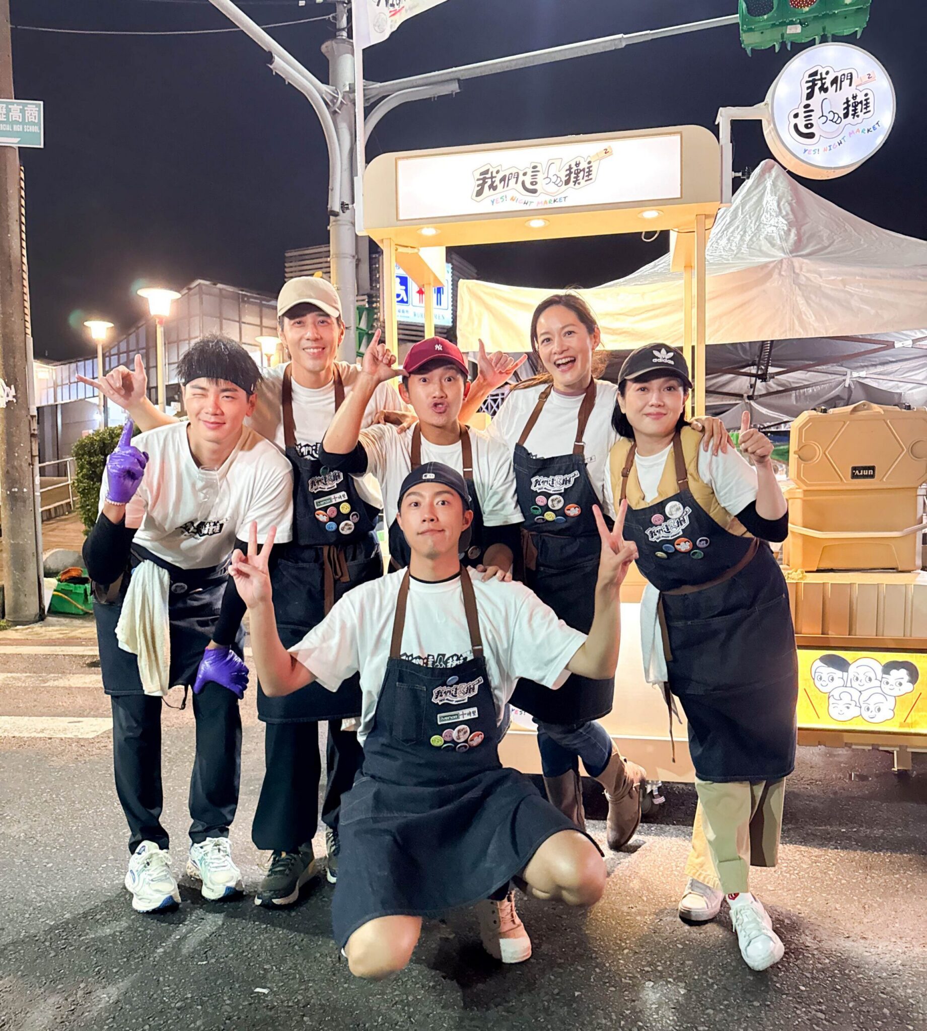 我們這一攤2中壢夜市 販售鐵板牛排與雞排