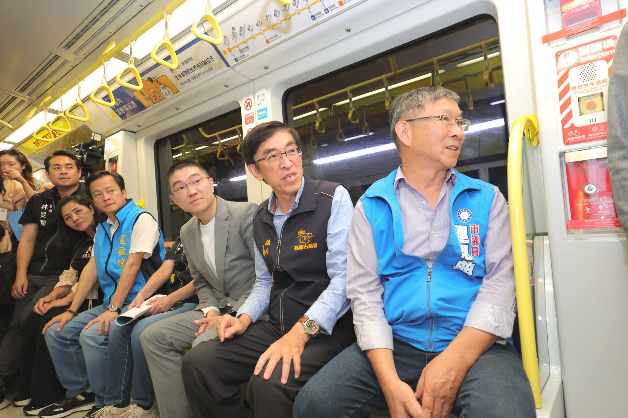 基隆府會聯袂參訪新北捷運環狀線 謝國樑聚焦市政推動基隆捷運建設 基隆府會聯袂參訪新北捷運環狀線 謝國樑聚焦市政推動基隆捷運建設