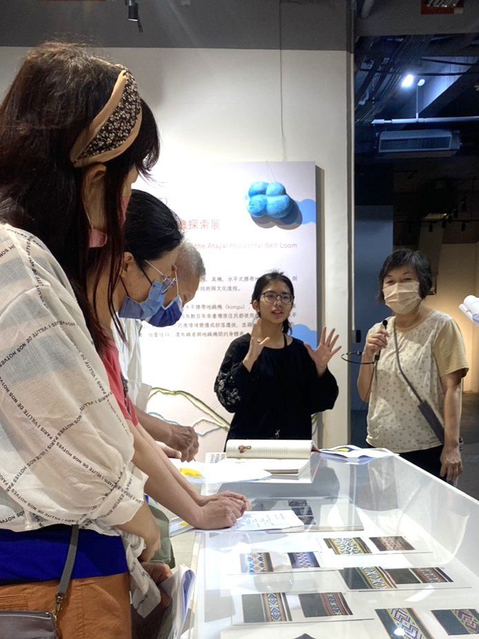 中市纖博館《雲上的記憶》開展 　泰雅青年羅娜弗耐以織機傳承祖靈記憶