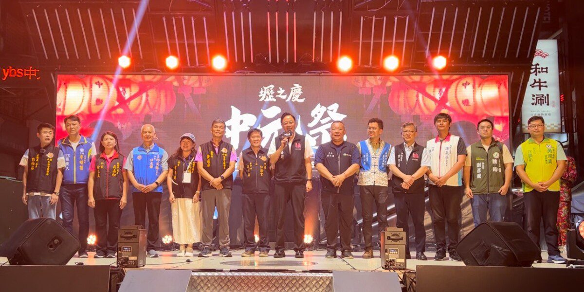 中壢仁海宮中元慶典之夜　張市長肯定為傳統注入創新亮點